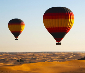 Hot Air Balloon Ride over Dubai Desert